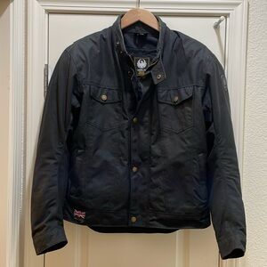 Merlin Anson Wax Jacket-Black